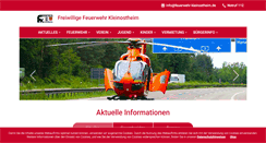 Desktop Screenshot of feuerwehr-kleinostheim.de